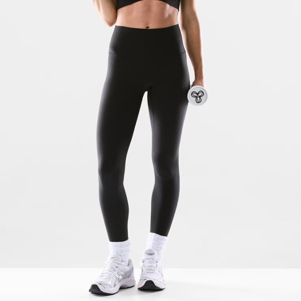 Aritzia Black Cheeky High-Waist Leggings